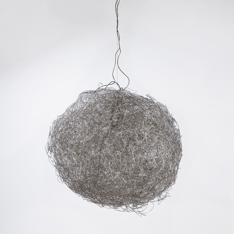 Enzo Catellani, Lampadario a sospensione Fil De Fer in alluminio