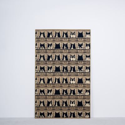 Fornasetti, Pannello in tessuto e legno
