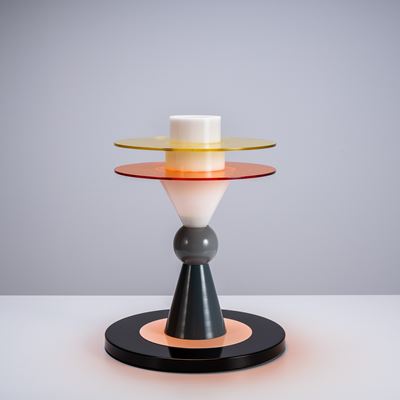 Ettore Sottsass, Lampada da tavolo Bay, produzione Memphis Milano