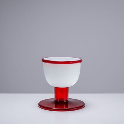Ettore Sottsass, Coppa Schiavona in vetro per Vistosi