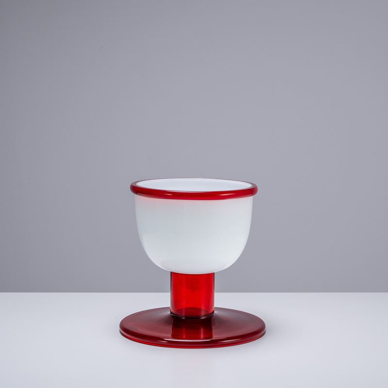 Ettore Sottsass, Coppa Schiavona in vetro per Vistosi