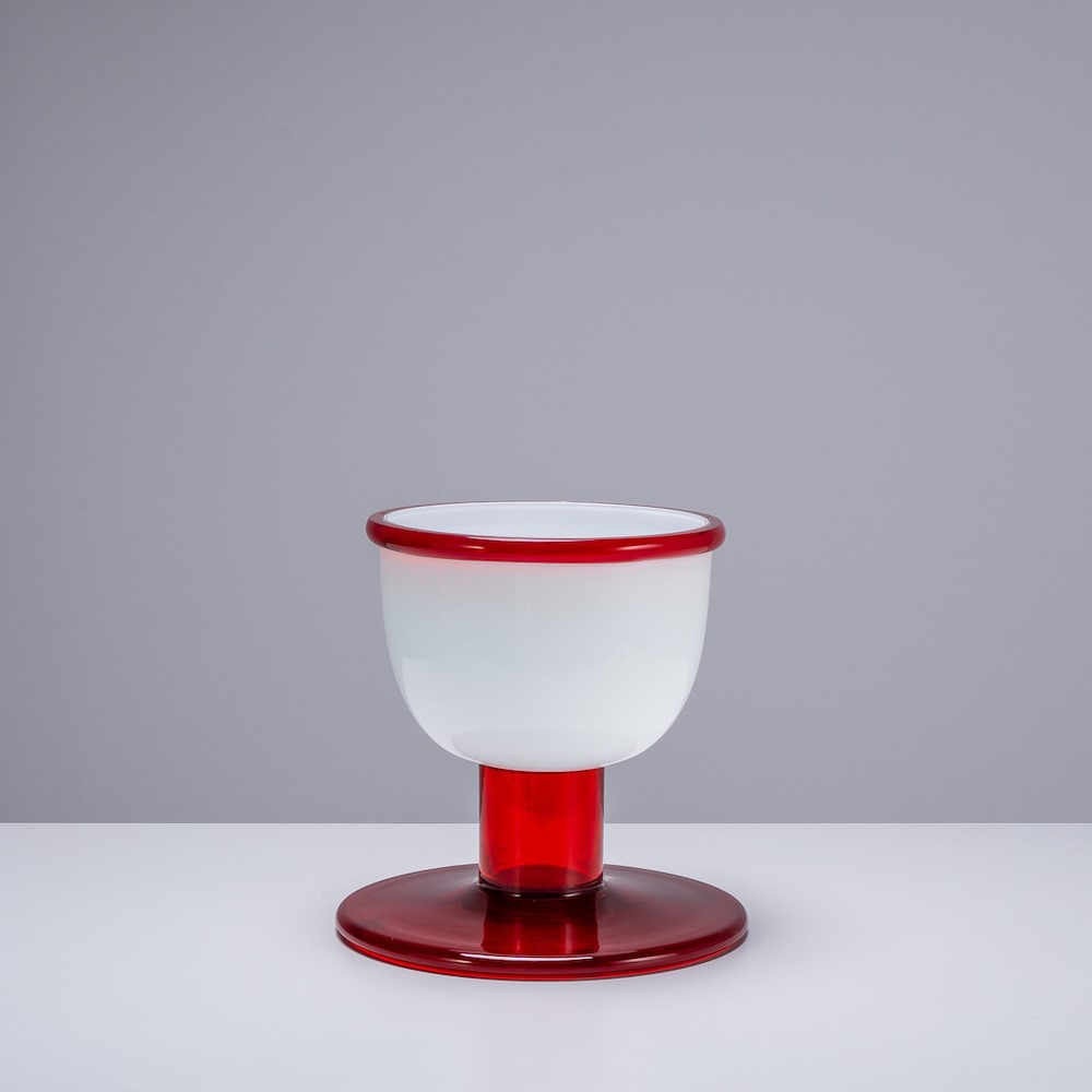 Ettore Sottsass, Coppa Schiavona in vetro per Vistosi