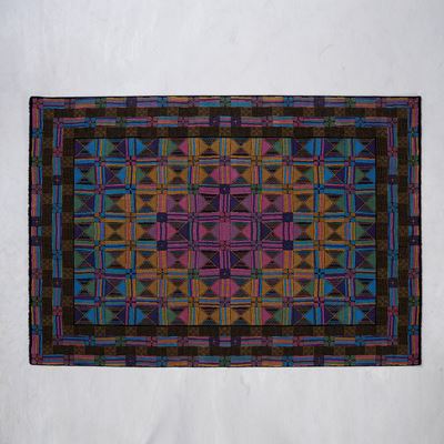 Ottavio Missoni, Tappeto con stampa geometrica