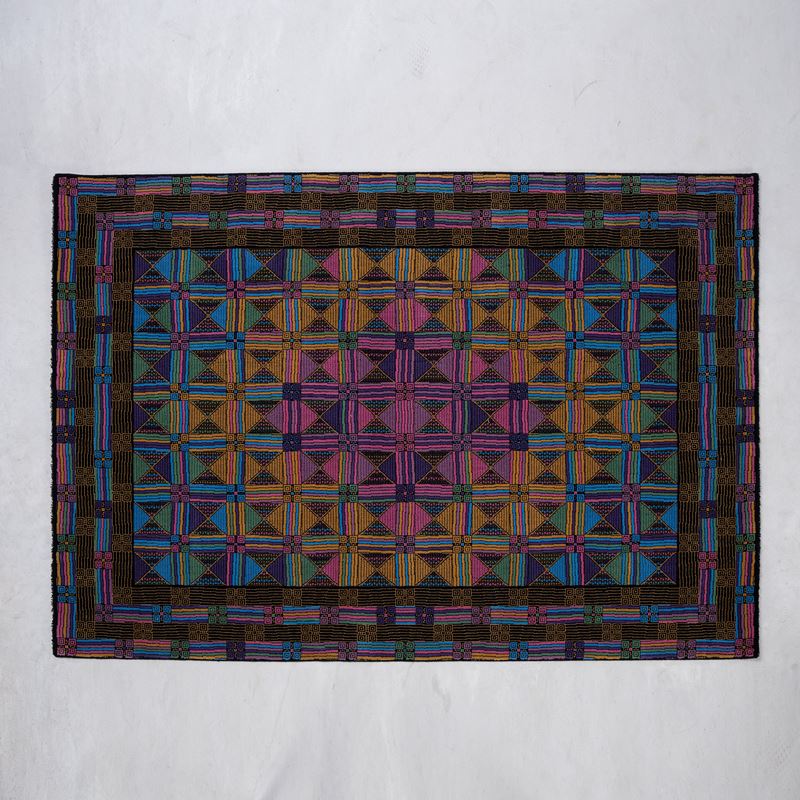 Ottavio Missoni, Tappeto con stampa geometrica