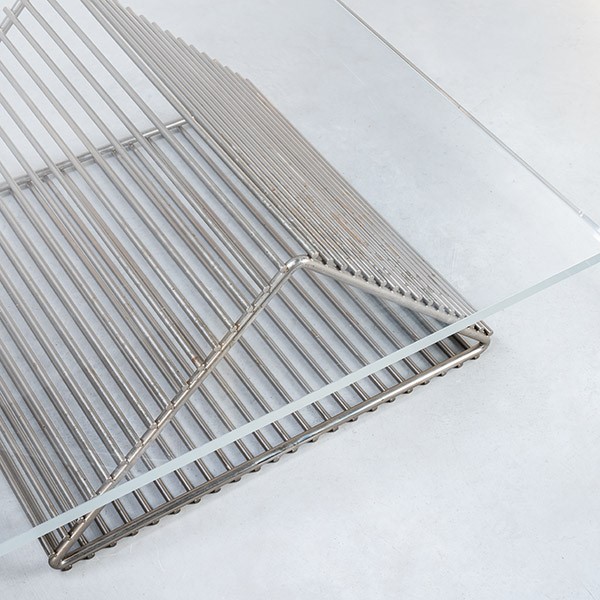 François Arnal, Tavolo multifunzione in plexiglass e acciaio