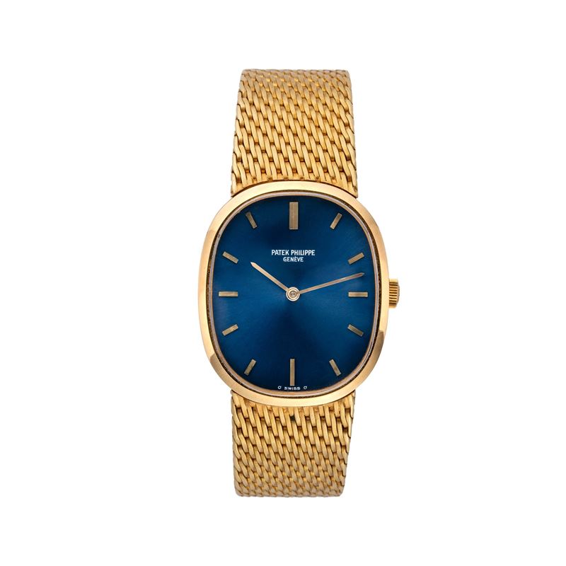 Patek Philippe - Ellipse, orologio da polso in oro giallo 18 kt a carica manuale, referenza 3548