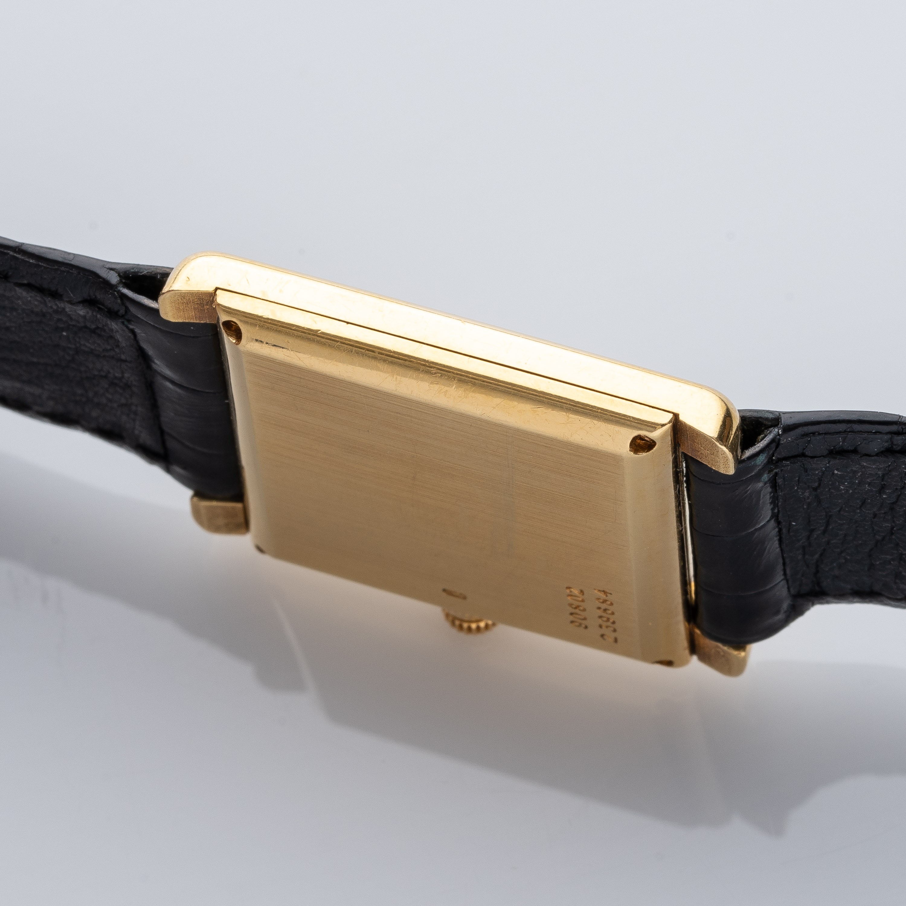 Piaget - Tank — orologio da polso in oro giallo 18 kt con quadrante in giada verde