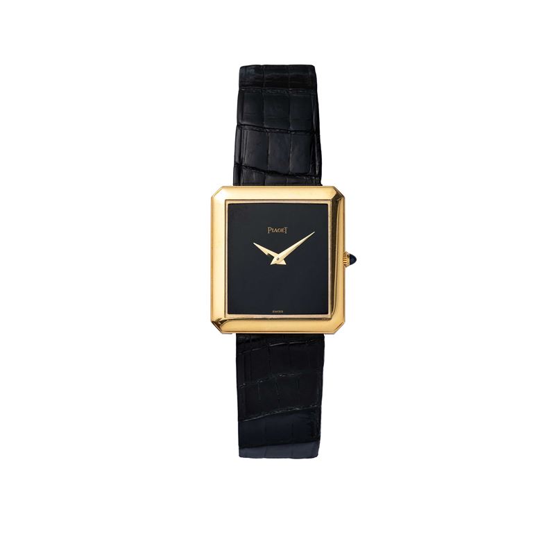 Tank oro 18 kt con carica manuale, cal. Piaget 9P2 (referenza 91542)