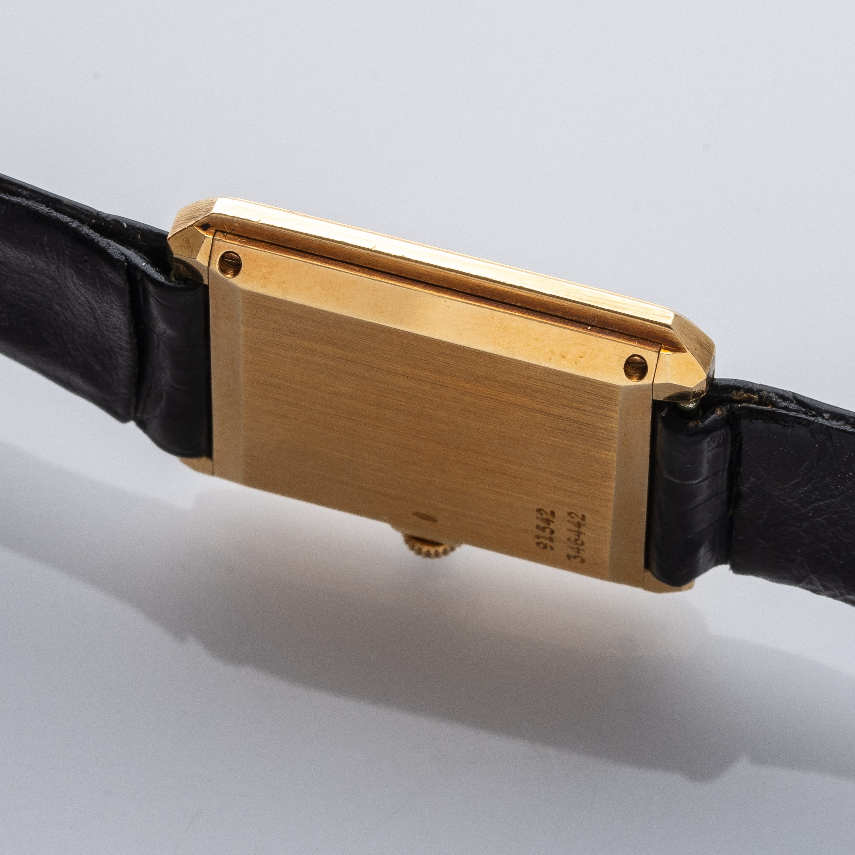 Tank oro 18 kt con carica manuale, cal. Piaget 9P2 (referenza 91542)