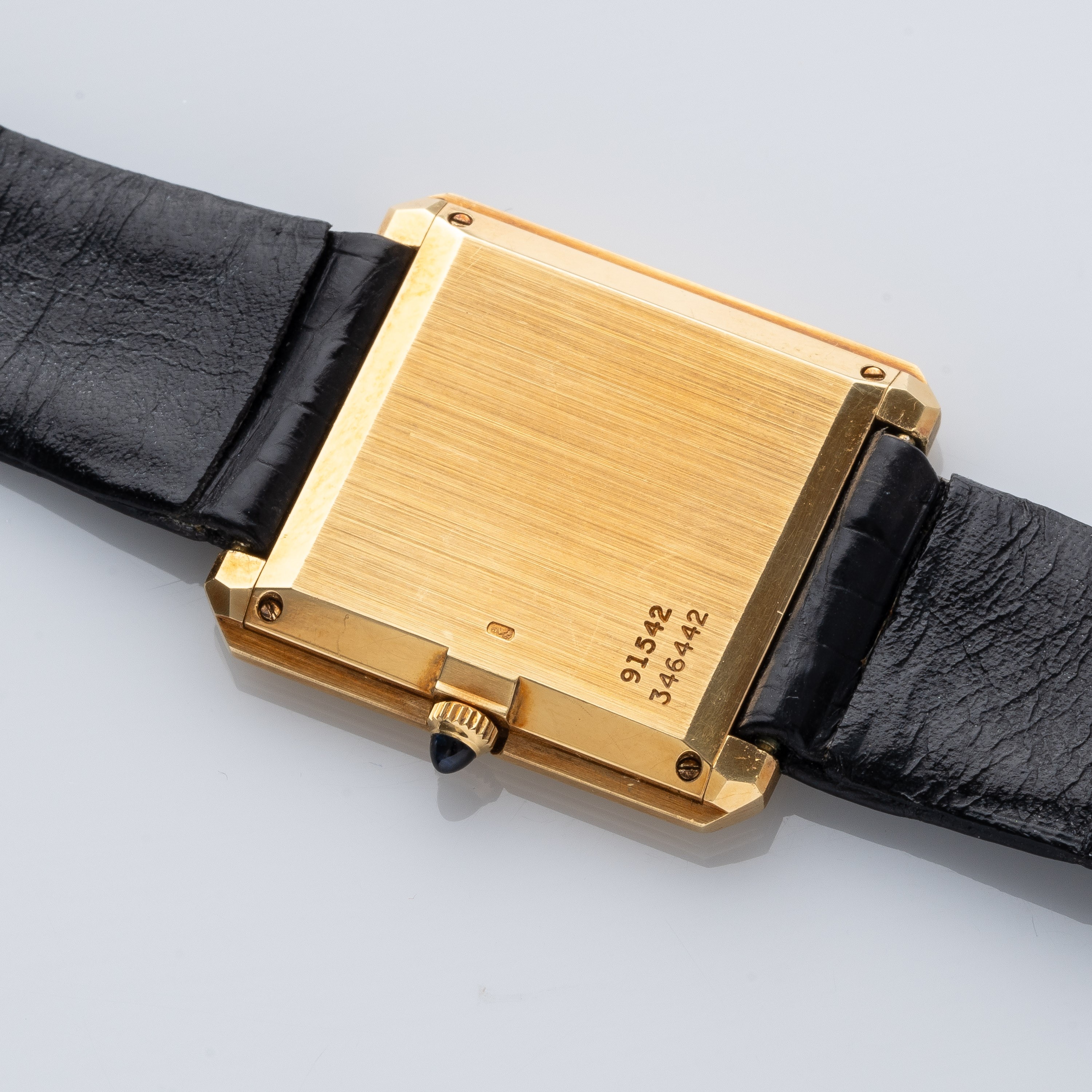 Tank oro 18 kt con carica manuale, cal. Piaget 9P2 (referenza 91542)