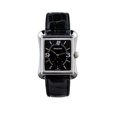 Tank 15008 BC, orologio solo tempo in oro bianco 18 kt