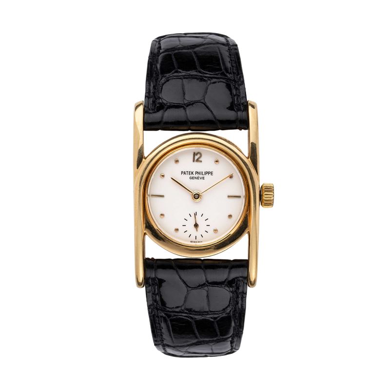 Patek Philippe - Driver, orologio solo tempo a carica manuale con cassa in oro 18 kt (Ref. 497)