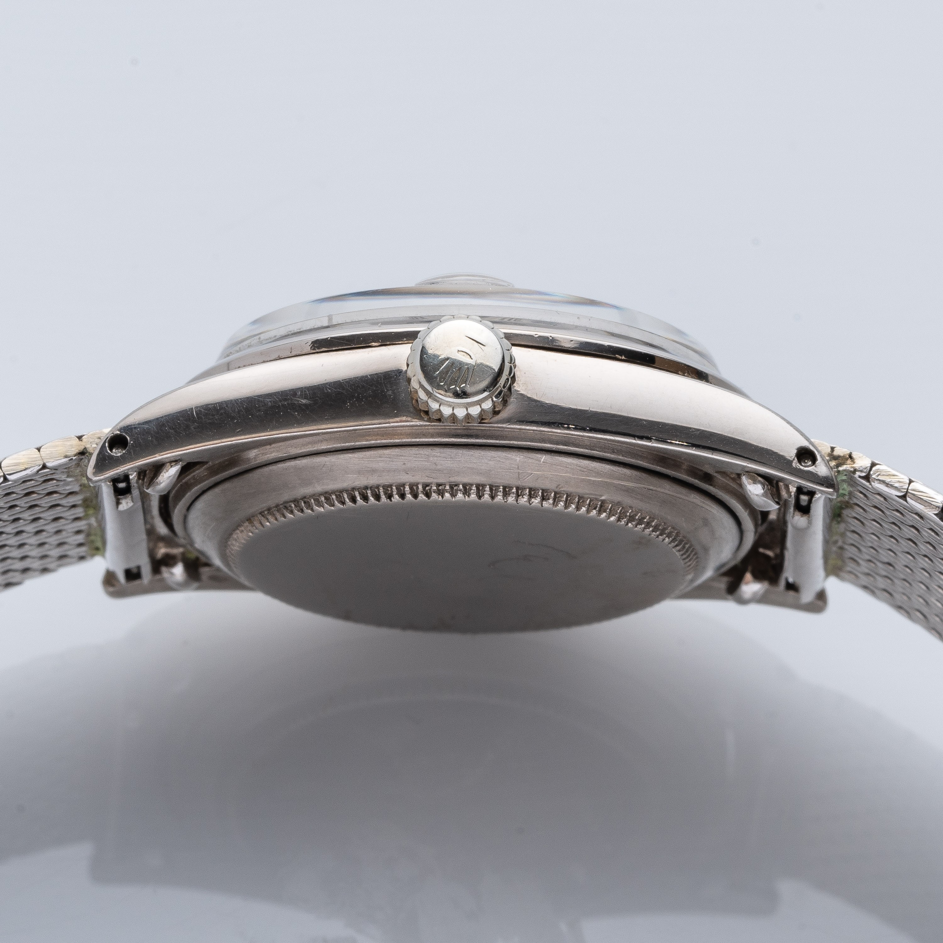 Rolex - Datejust Lady 6624 (1968) – orologio da donna in oro bianco 18 kt con quadrante nero