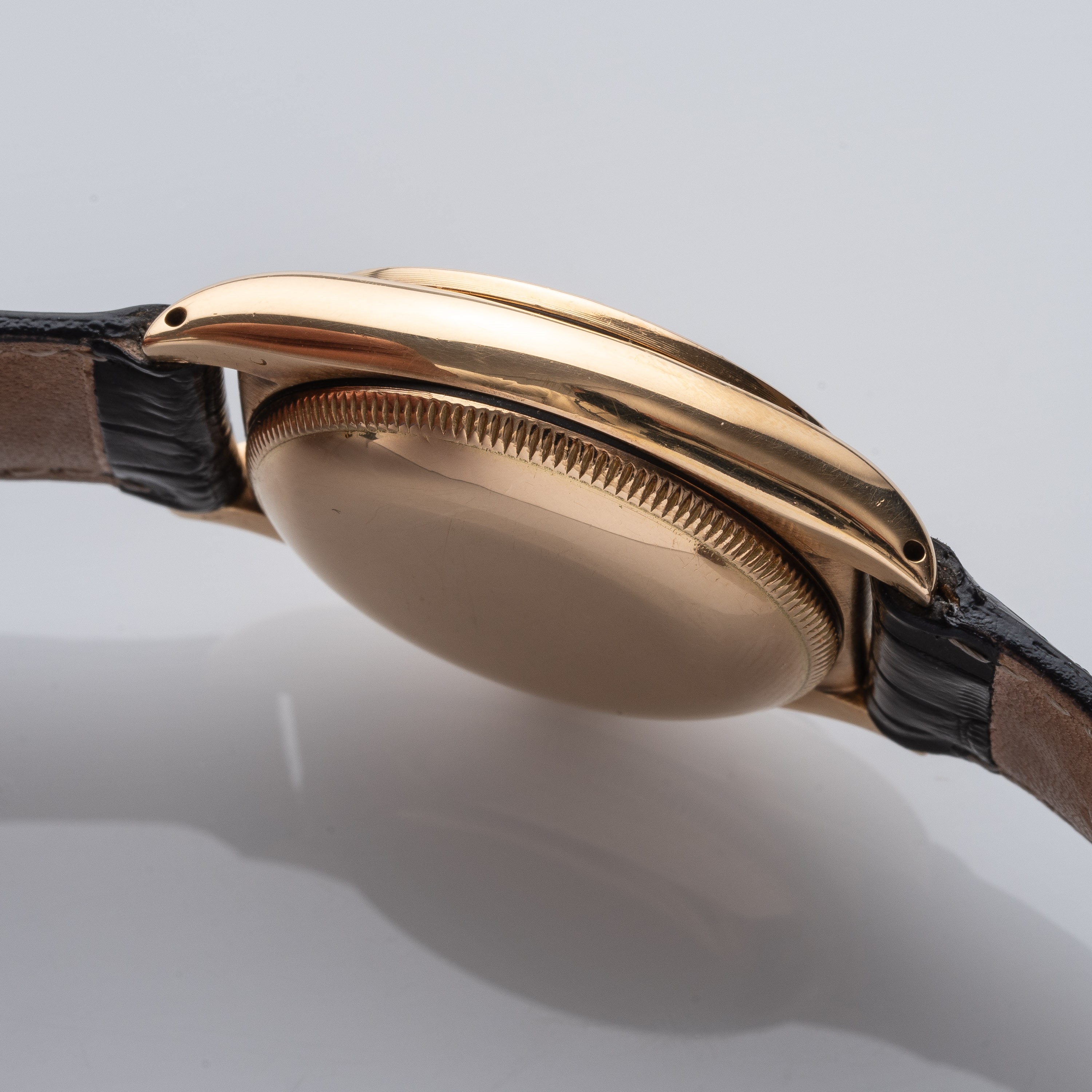 Rolex - Ovetto — orologio da polso “Solo Tempo” in oro rosa con quadrante bianco