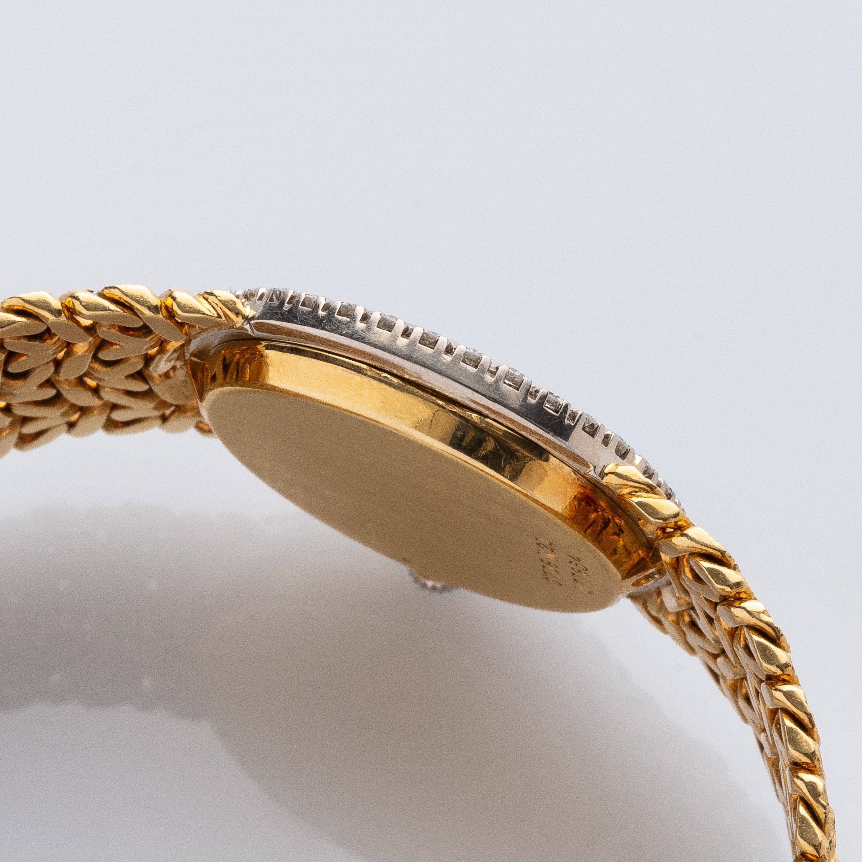 Piaget - Orologio da donna con bracciale integrato, carica manuale, oro 18 kt e quadrante in occh...