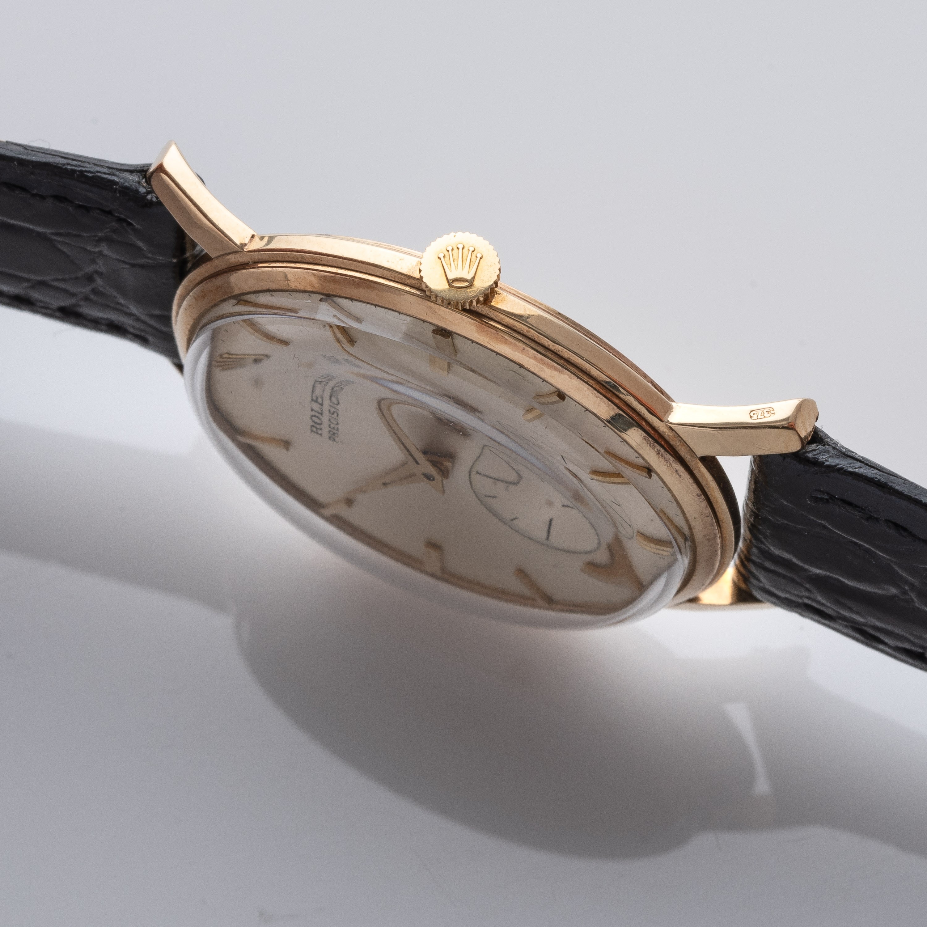 Rolex - Precision – orologio da polso in oro giallo 9kt con piccoli secondi