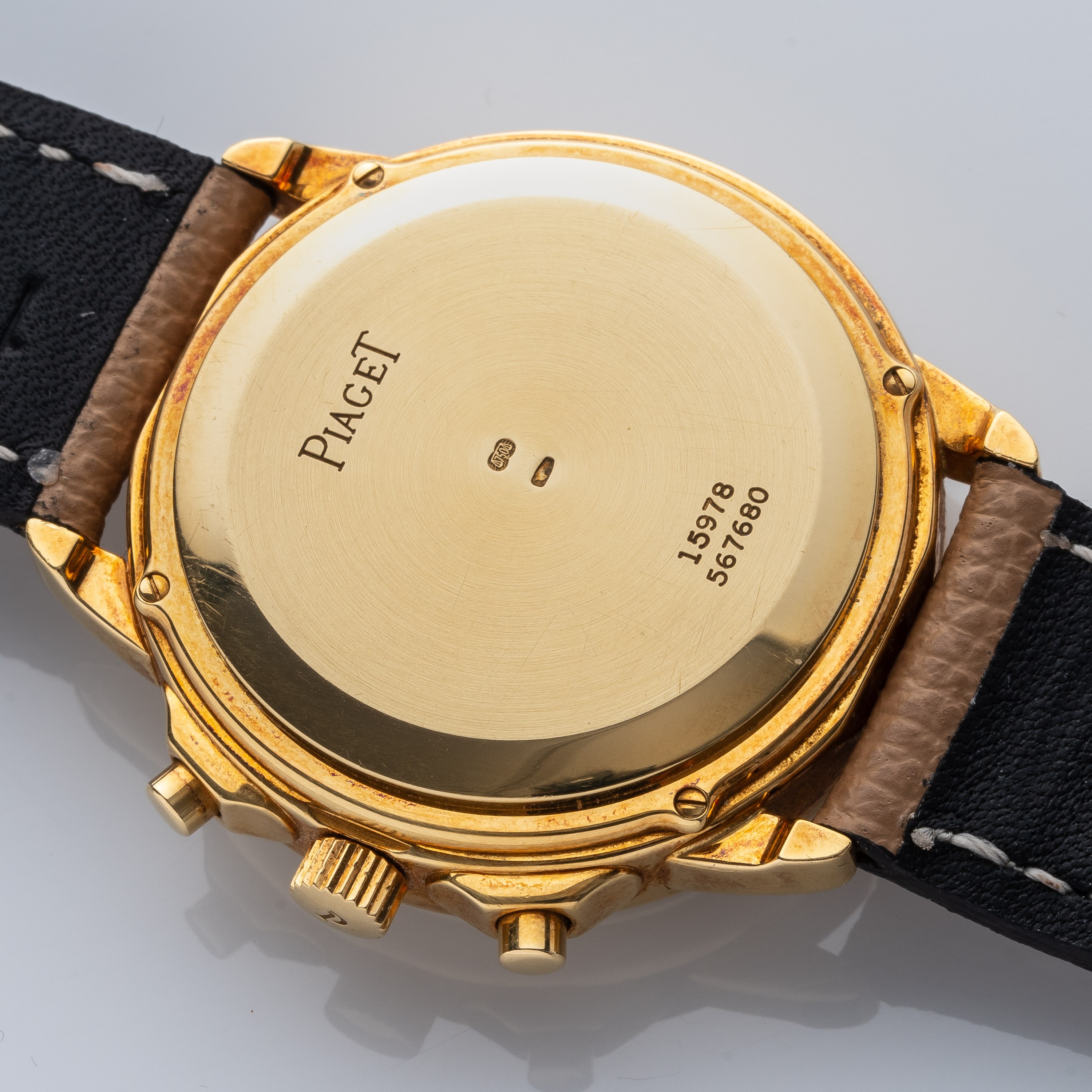Piaget - Governeur cronografo a carica manuale in oro giallo 18 kt