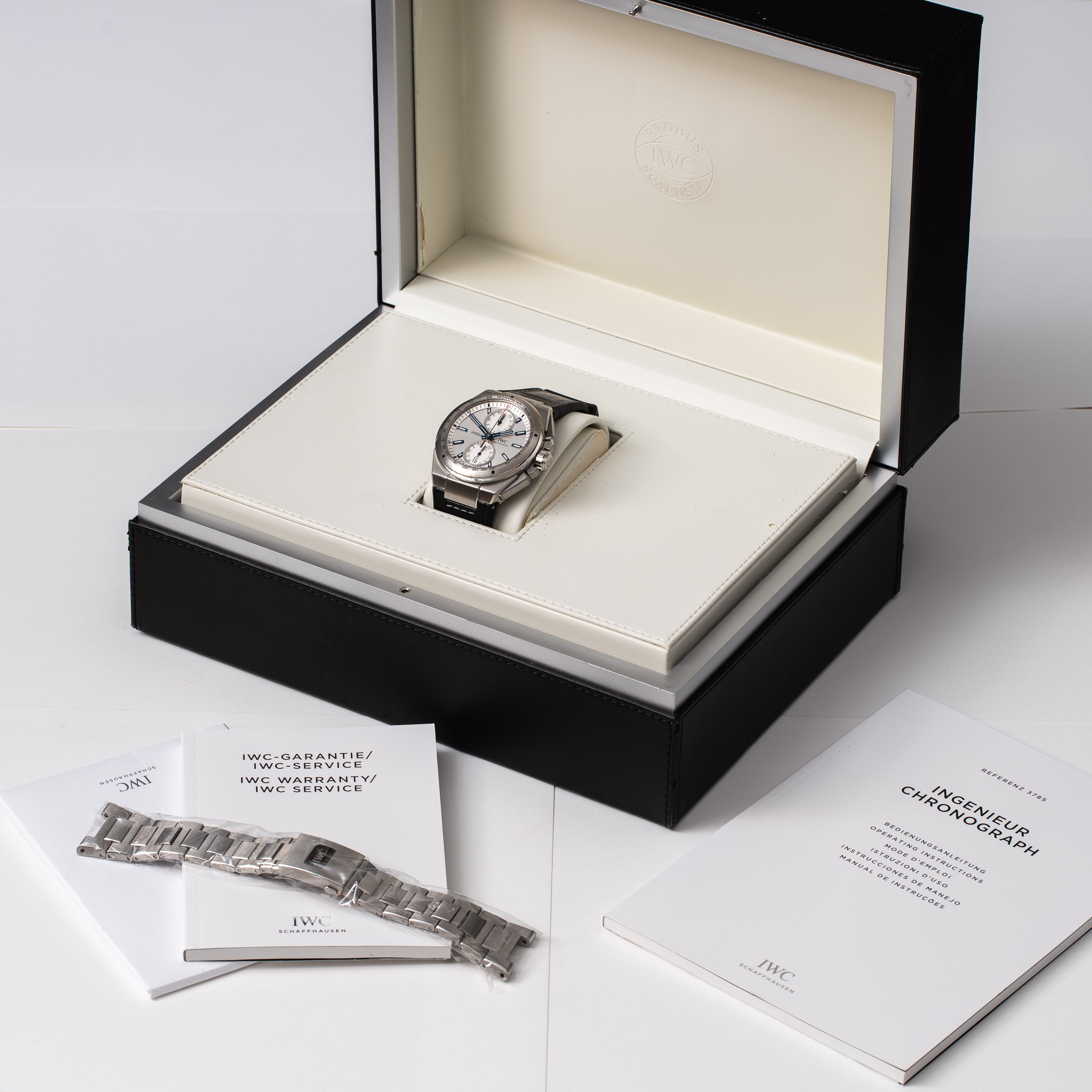 Iwc - Ingenieur Chronograph Racer (referenza IW378509), cronografo automatico in acciaio