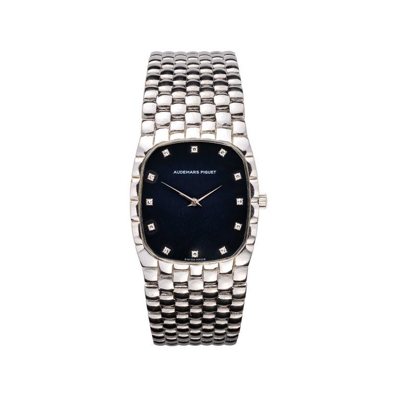 Audemars Piguet - Cobra, orologio da polso in oro bianco 18 kt con diamanti, carica manuale