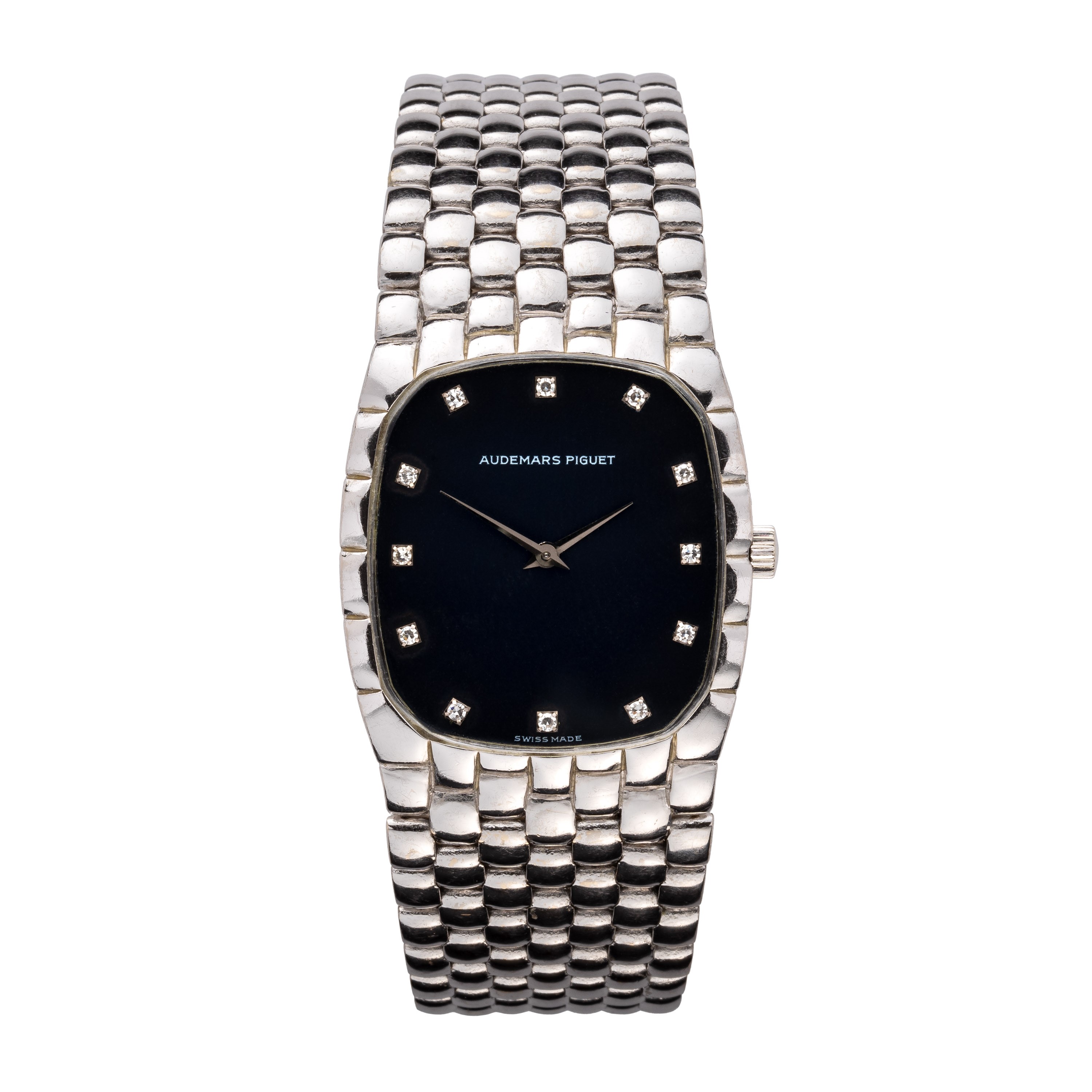 Audemars Piguet - Cobra, orologio da polso in oro bianco 18 kt con diamanti, carica manuale