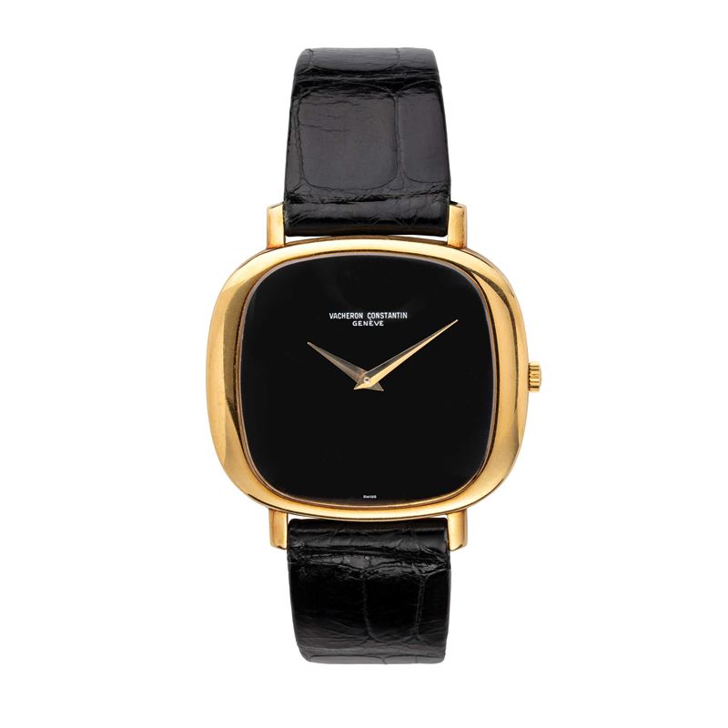 Vacheron Constantin - Orologio da polso a carica manuale in oro giallo 18 kt con quadrante in oni...