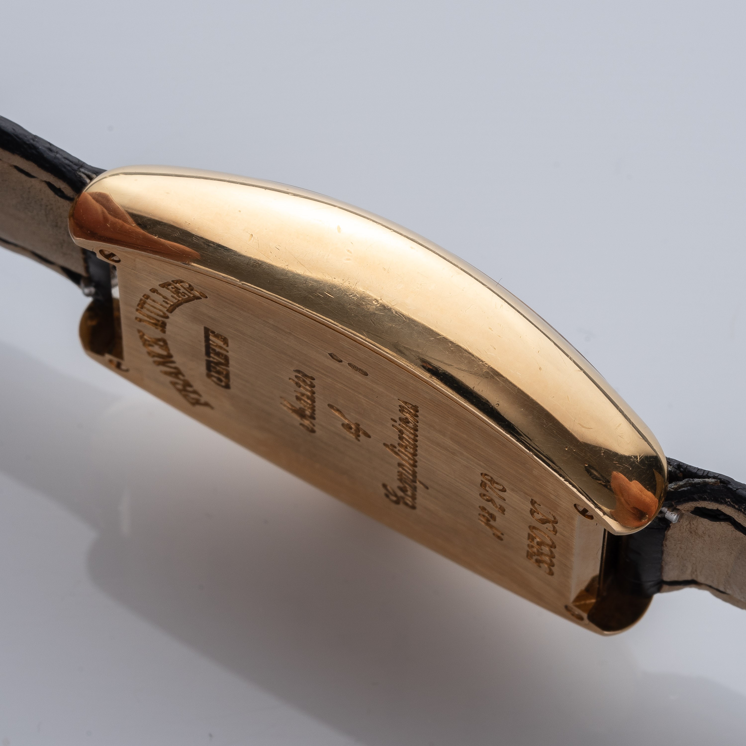 Franck Muller - Casablanca 5850SC — orologio automatico in oro giallo 18 kt con quadrante bianco