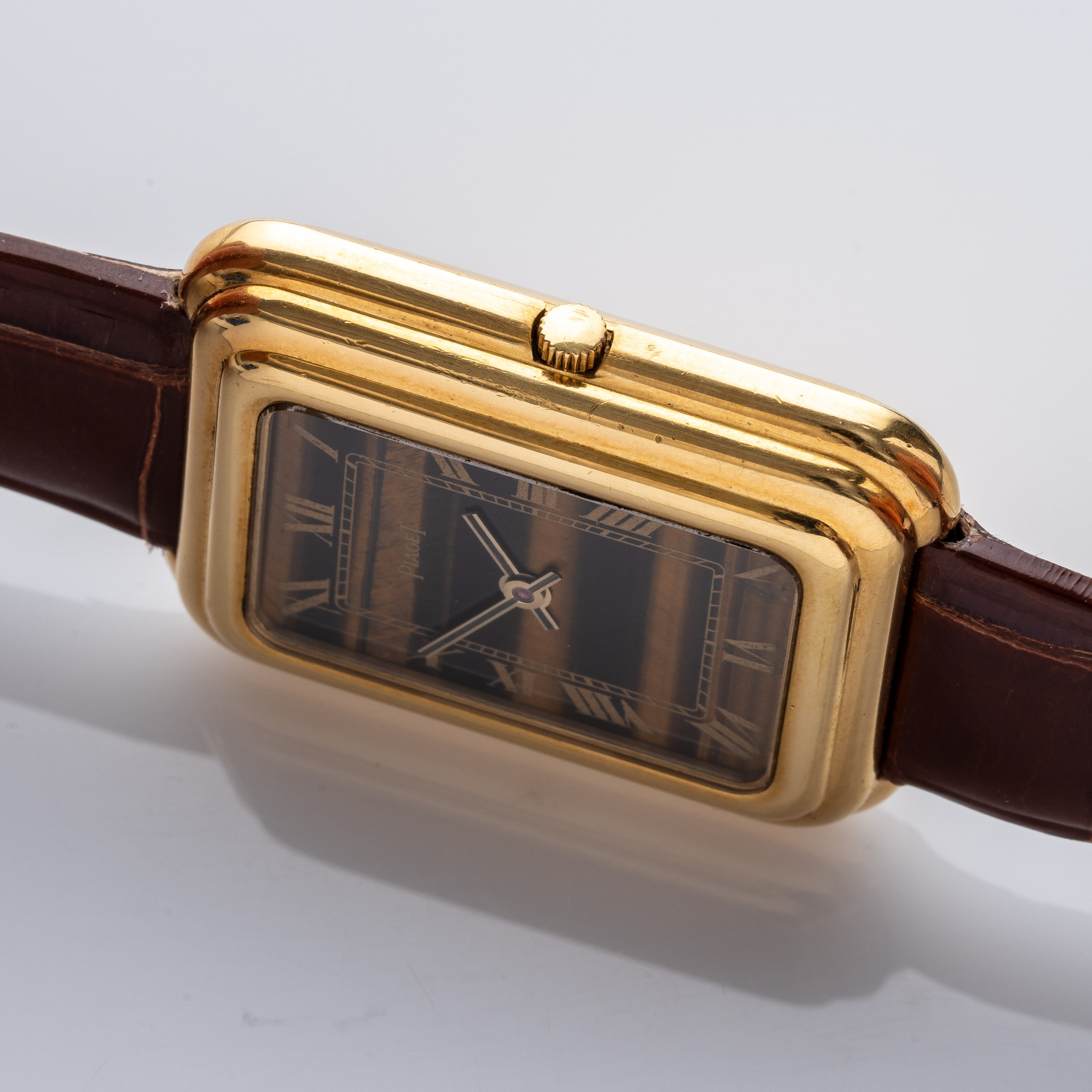 Gerald Genta - Calendario perpetuo con fasi lunari, orologio automatico in oro giallo 18 kt con q...