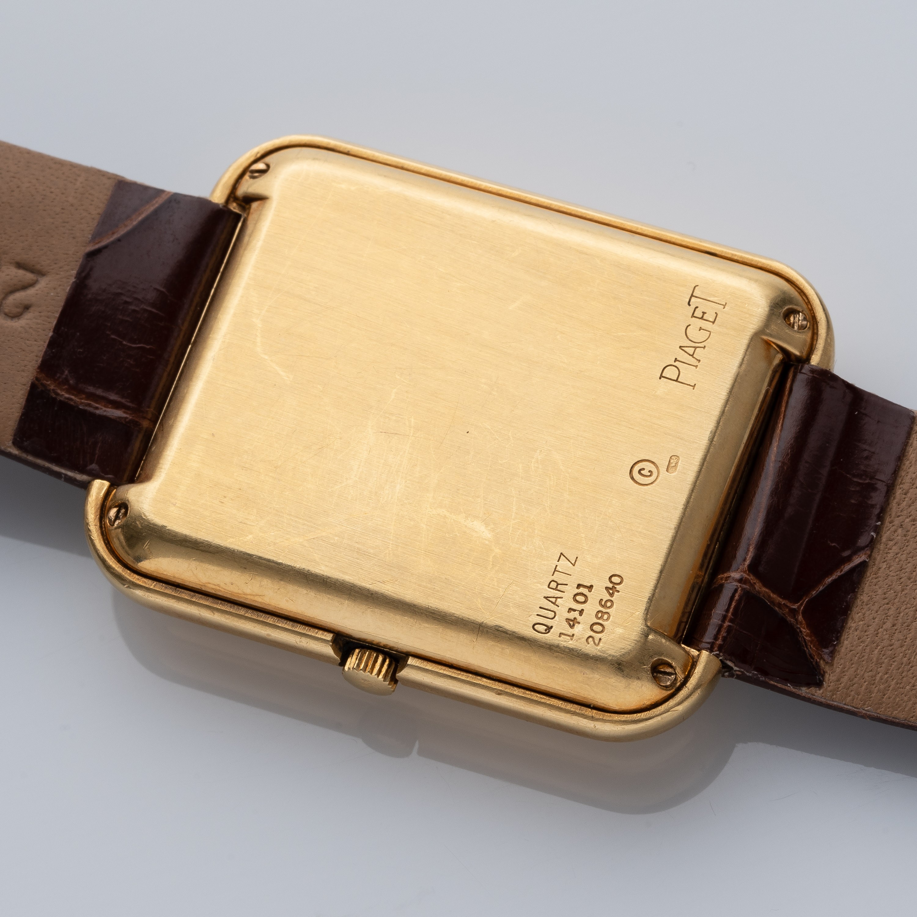 Gerald Genta - Calendario perpetuo con fasi lunari, orologio automatico in oro giallo 18 kt con q...