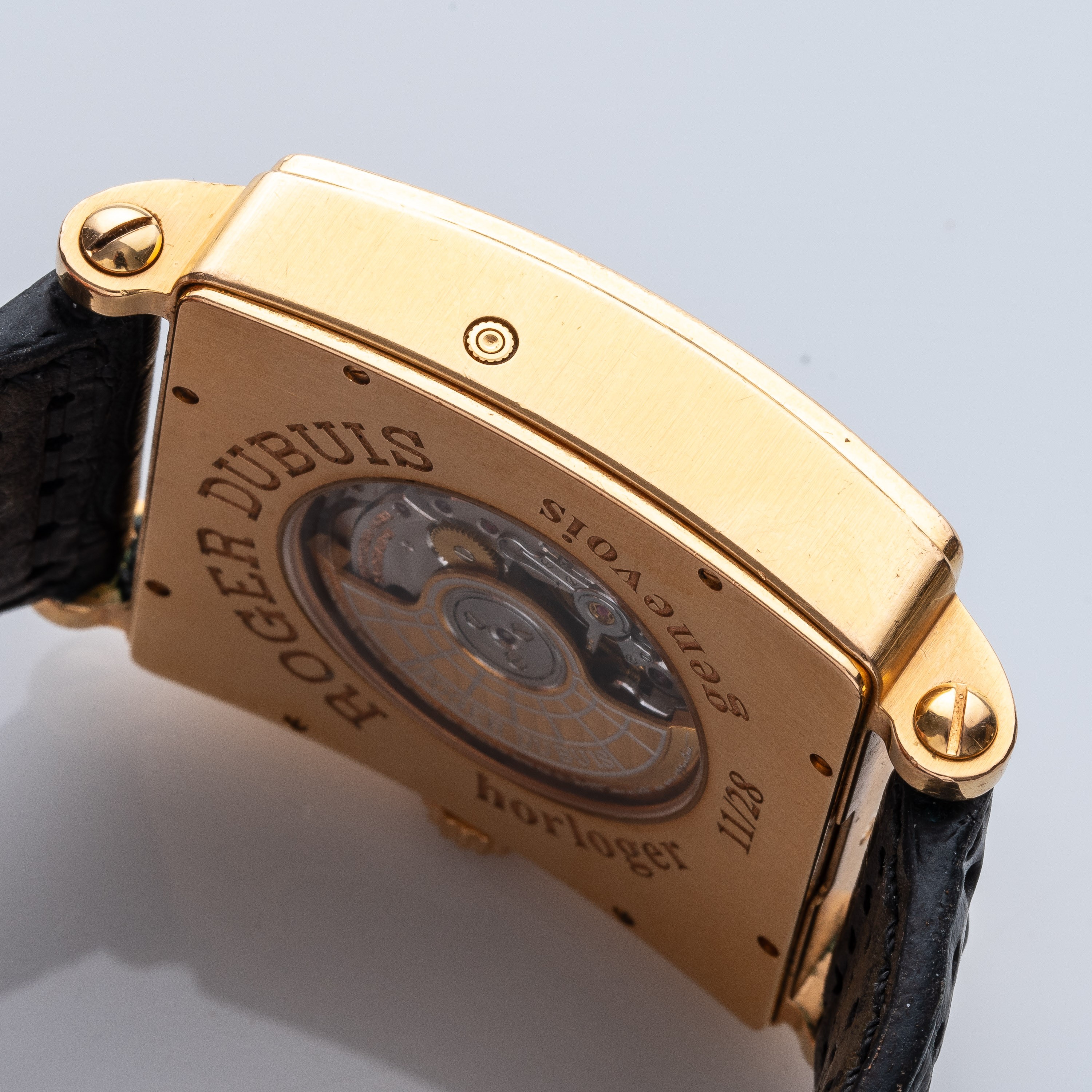 Roger Dubuis - Golden Square G40 — Orologio a carica automatica in oro giallo 18 kt con calendari...