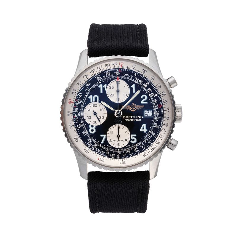 Breitling - Navitimer cronografo automatico in acciaio (Valjoux 7750) 41 mm