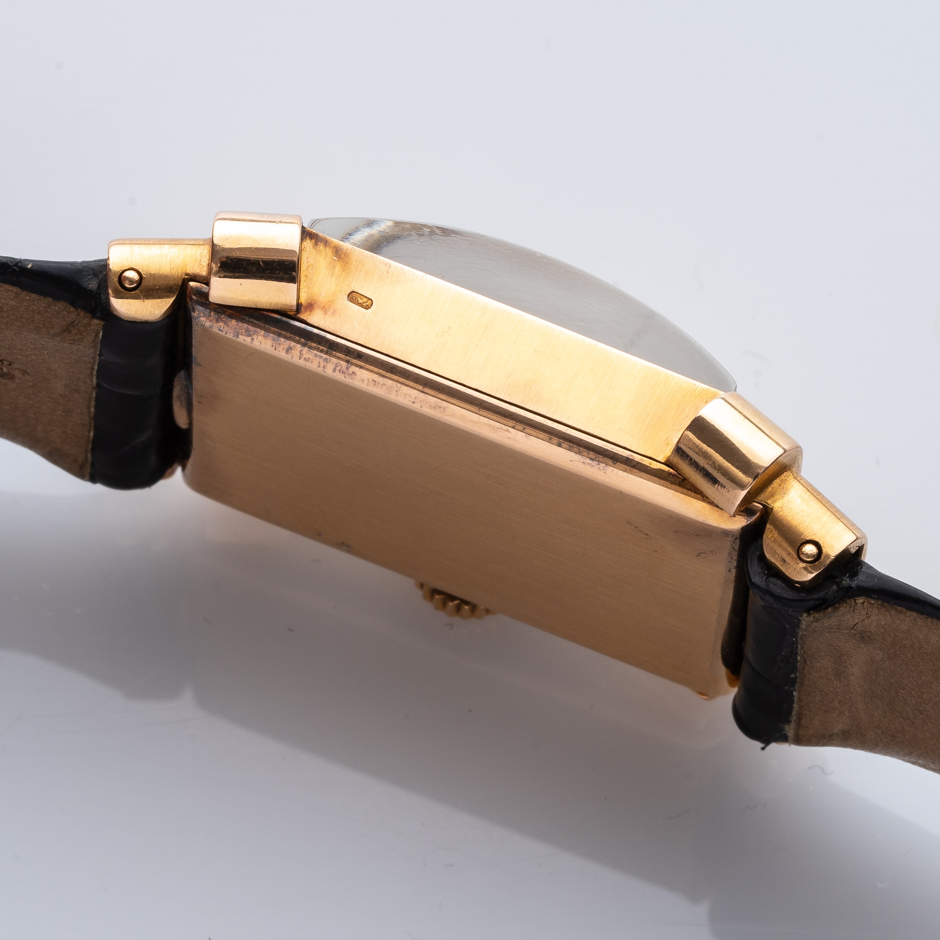 Patek Philippe - Tank, orologio a carica manuale in oro rosa 18 kt