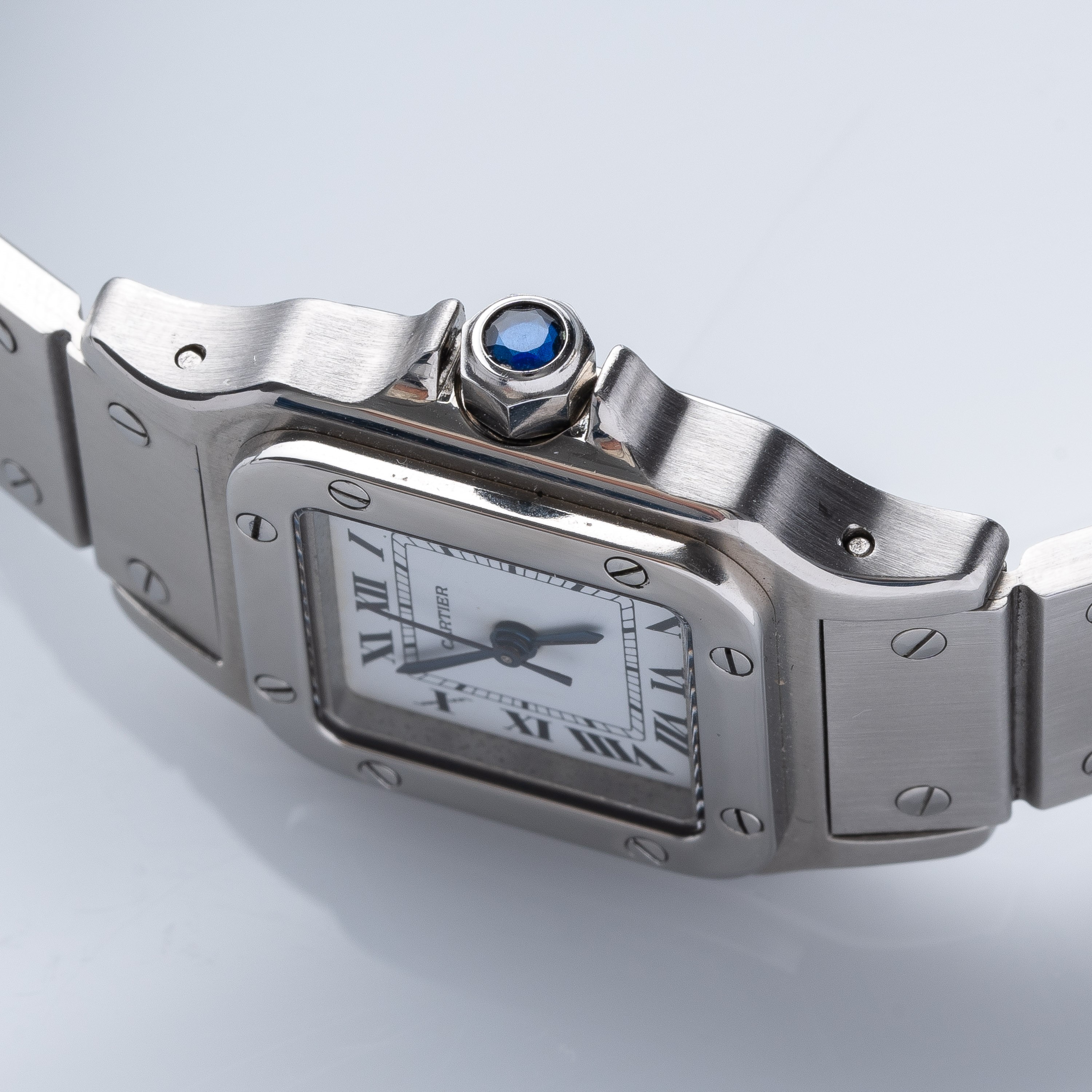 Cartier - Santos Carrée, orologio da donna in acciaio con carica automatica ed ETA 2671
