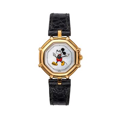 Mickey Mouse, orologio al quarzo in oro giallo 18 kt con quadrante in madreperla