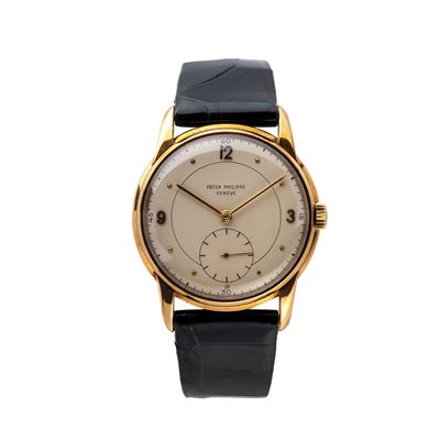 Calatrava 1569, orologio da polso in oro giallo 18 kt con piccoli secondi