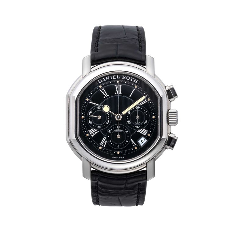 Daniel Roth - Master Chronograph — cronografo automatico in acciaio con quadrante nero