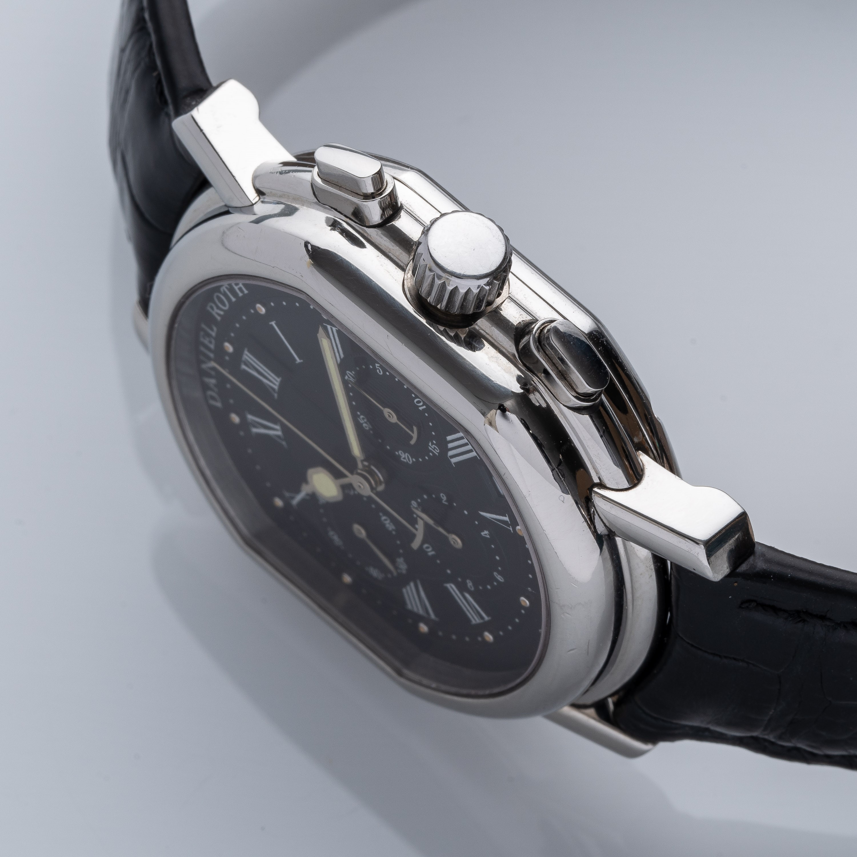 Daniel Roth - Master Chronograph — cronografo automatico in acciaio con quadrante nero