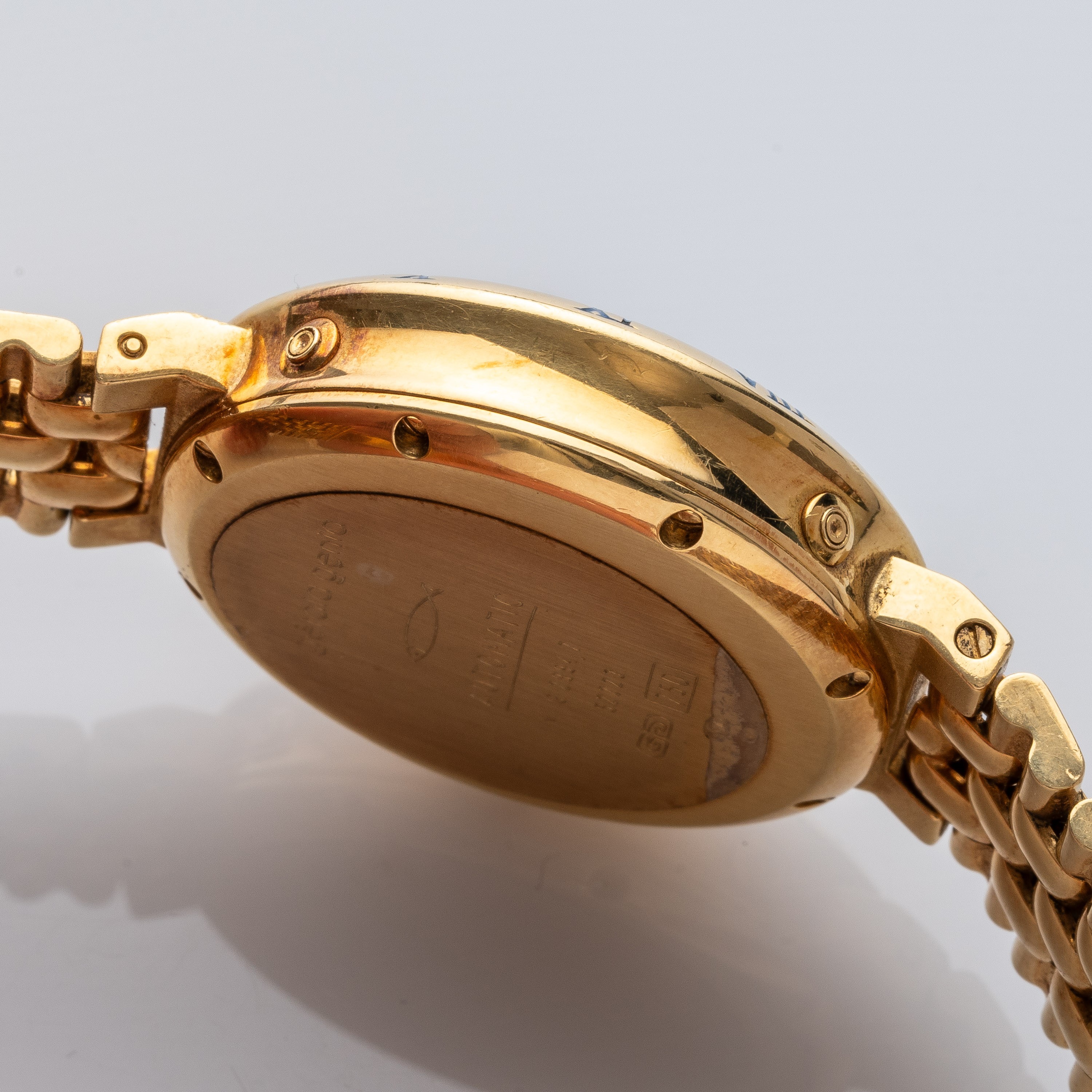 Piaget - Beta 21 — orologio da polso in oro giallo 18kt con quadrante in pietra occhio di tigre