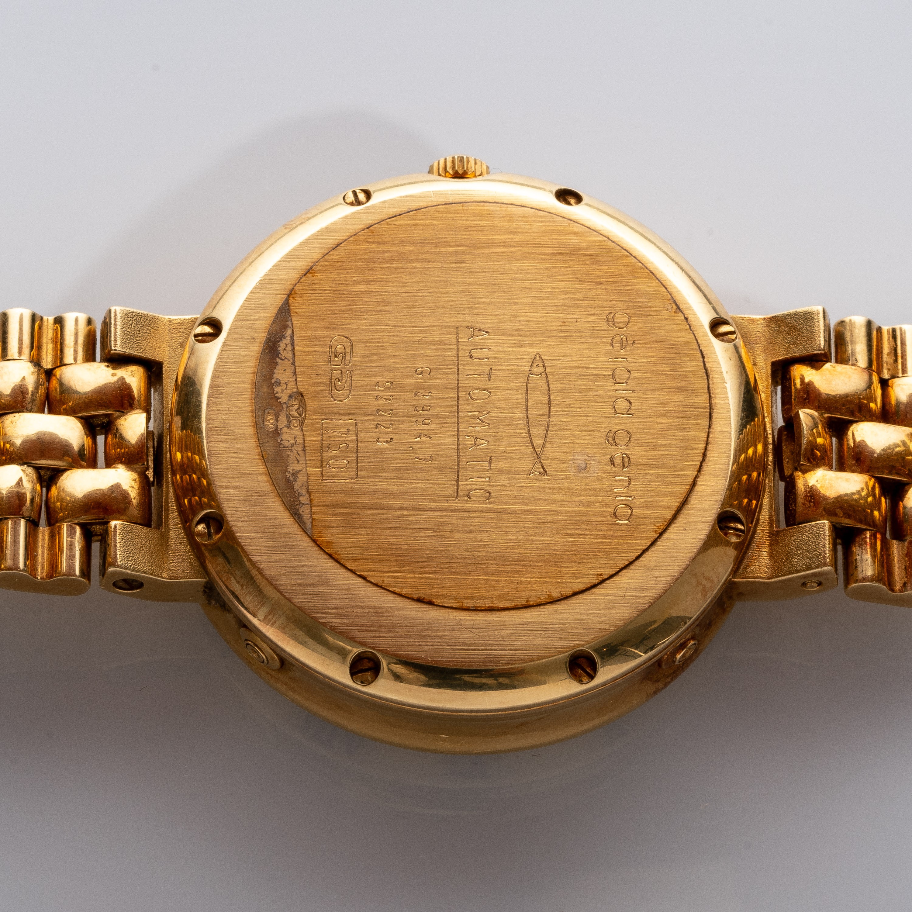 Piaget - Beta 21 — orologio da polso in oro giallo 18kt con quadrante in pietra occhio di tigre