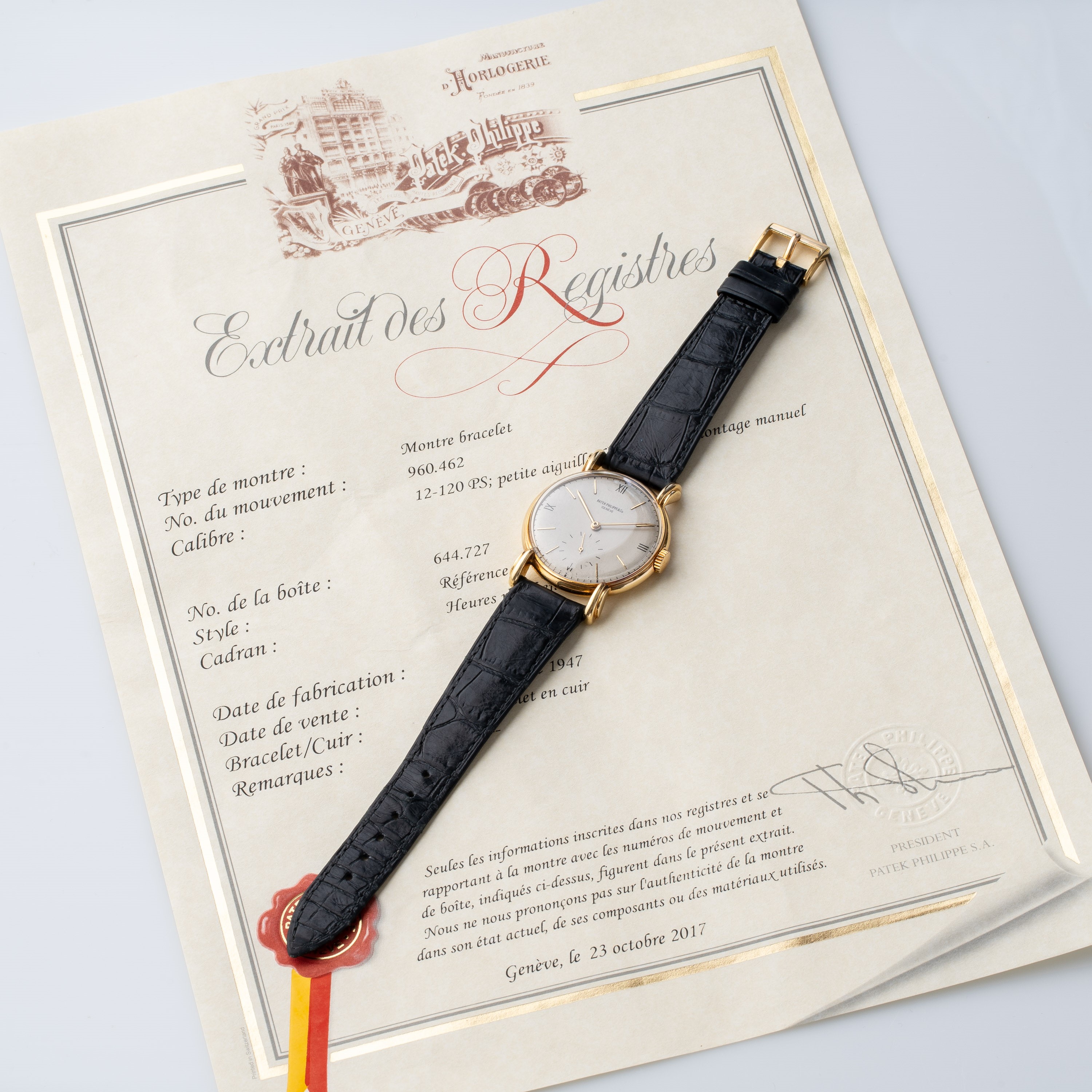 Patek Philippe - Calatrava 1571, orologio solo tempo a carica manuale in oro giallo 18 kt