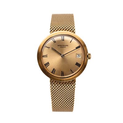 Calatrava 3565 1 – Orologio da polso in oro giallo 18 kt con carica automatica, bracciale integra...