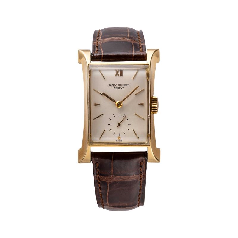 Patek Philippe - Pagoda (Pagonda) — orologio solo tempo in oro giallo 18 kt con piccoli secondi