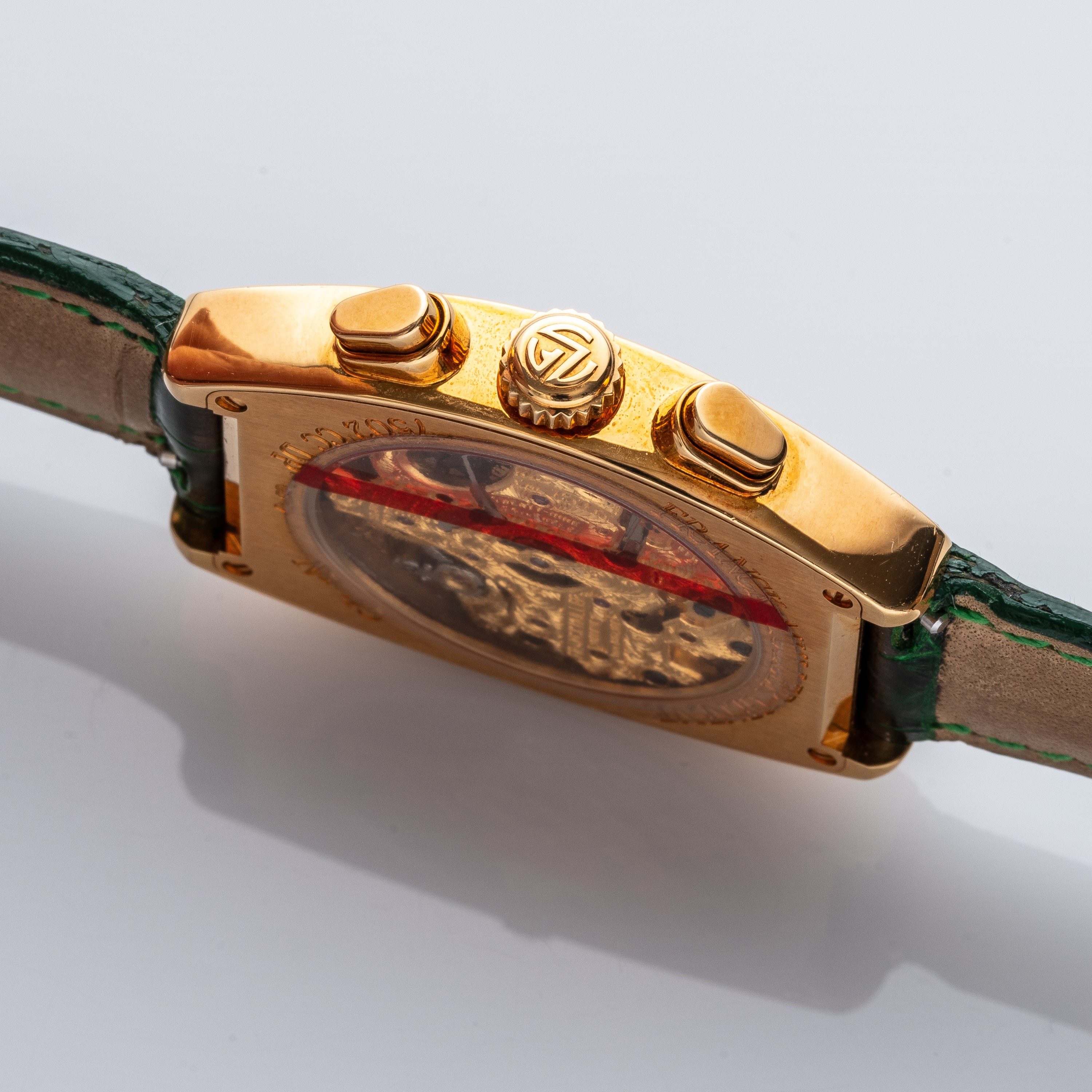 Franck Muller - Casablanca 7502 CC DP Cronografo manuale in oro giallo 18 kt con diamanti, quadra...