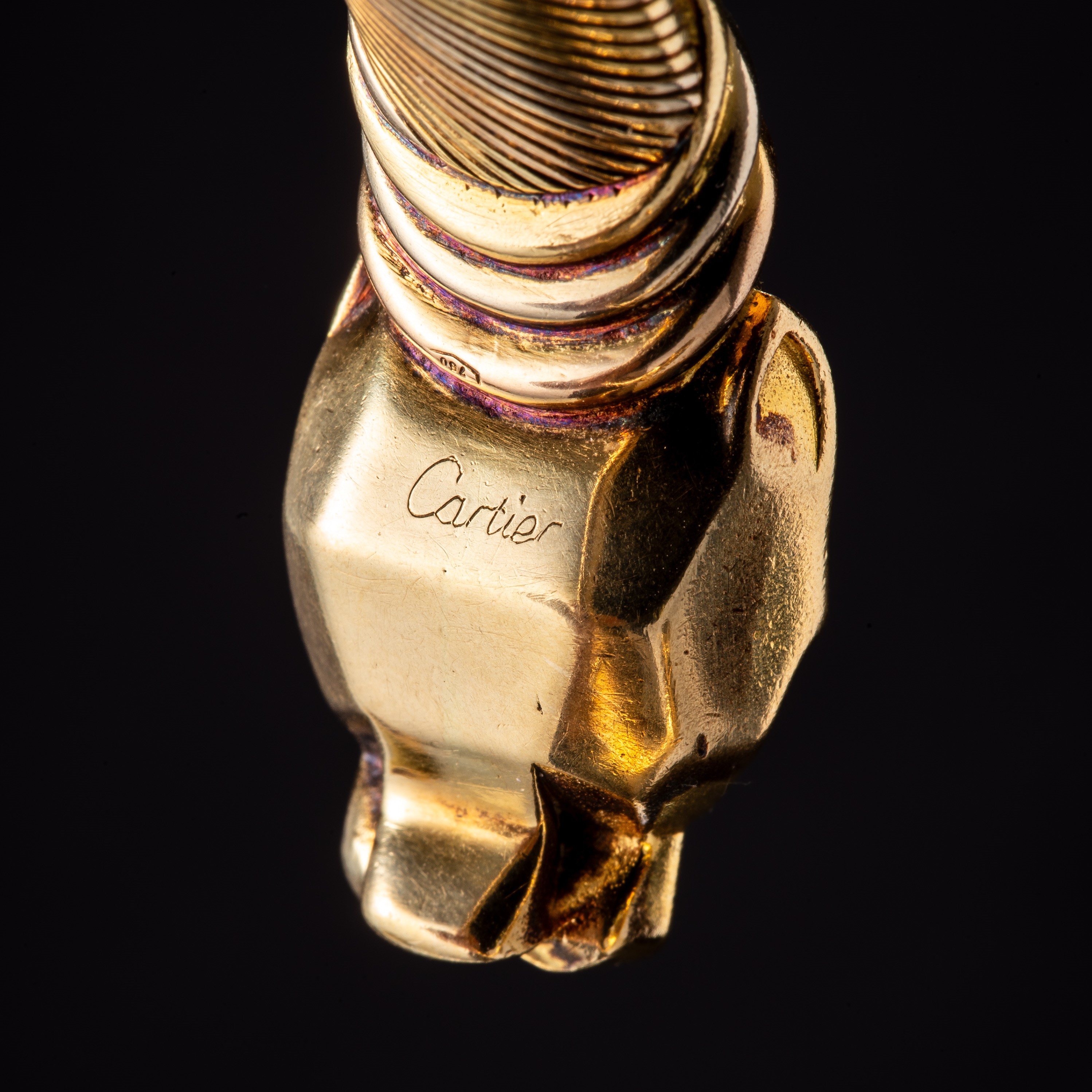 Cartier - Bracciale Cougar in oro giallo, rosso e bianco 18 kt