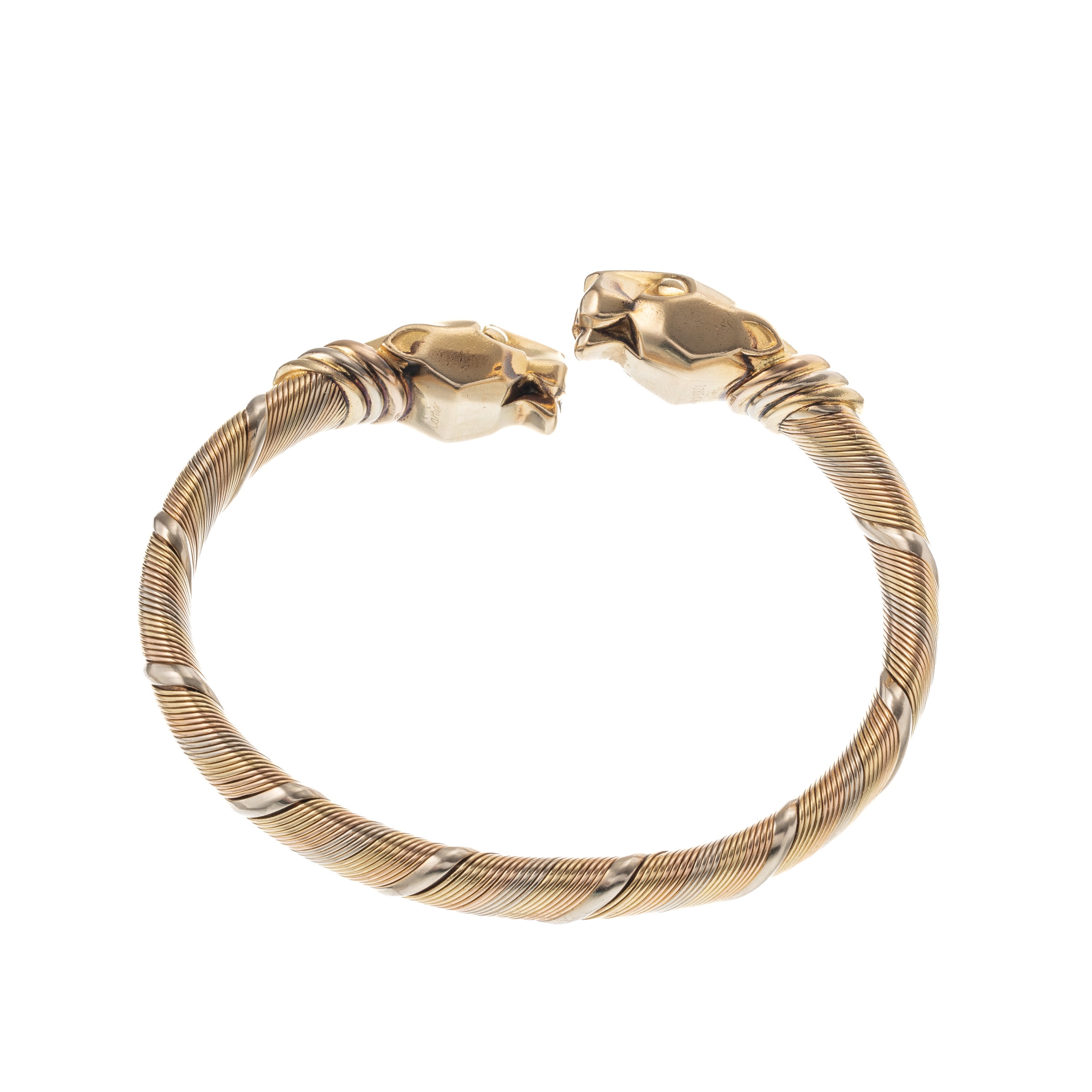 Cartier - Bracciale Cougar in oro giallo, rosso e bianco 18 kt