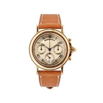 Marine Chronograph 4460, cronografo automatico in oro 18kt con quadrante bitonale