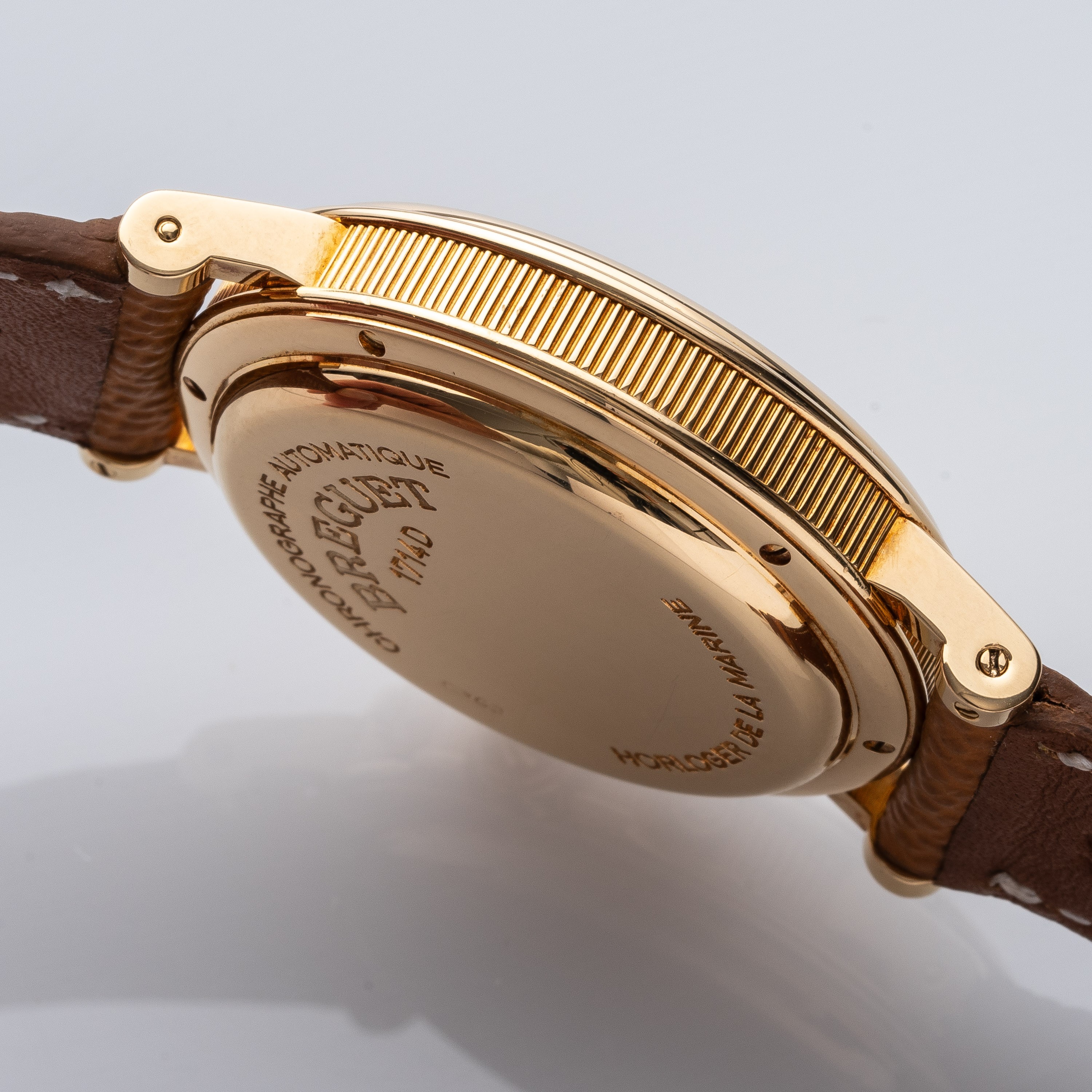 Breguet - Marine Chronograph 4460, cronografo automatico in oro 18kt con quadrante bitonale