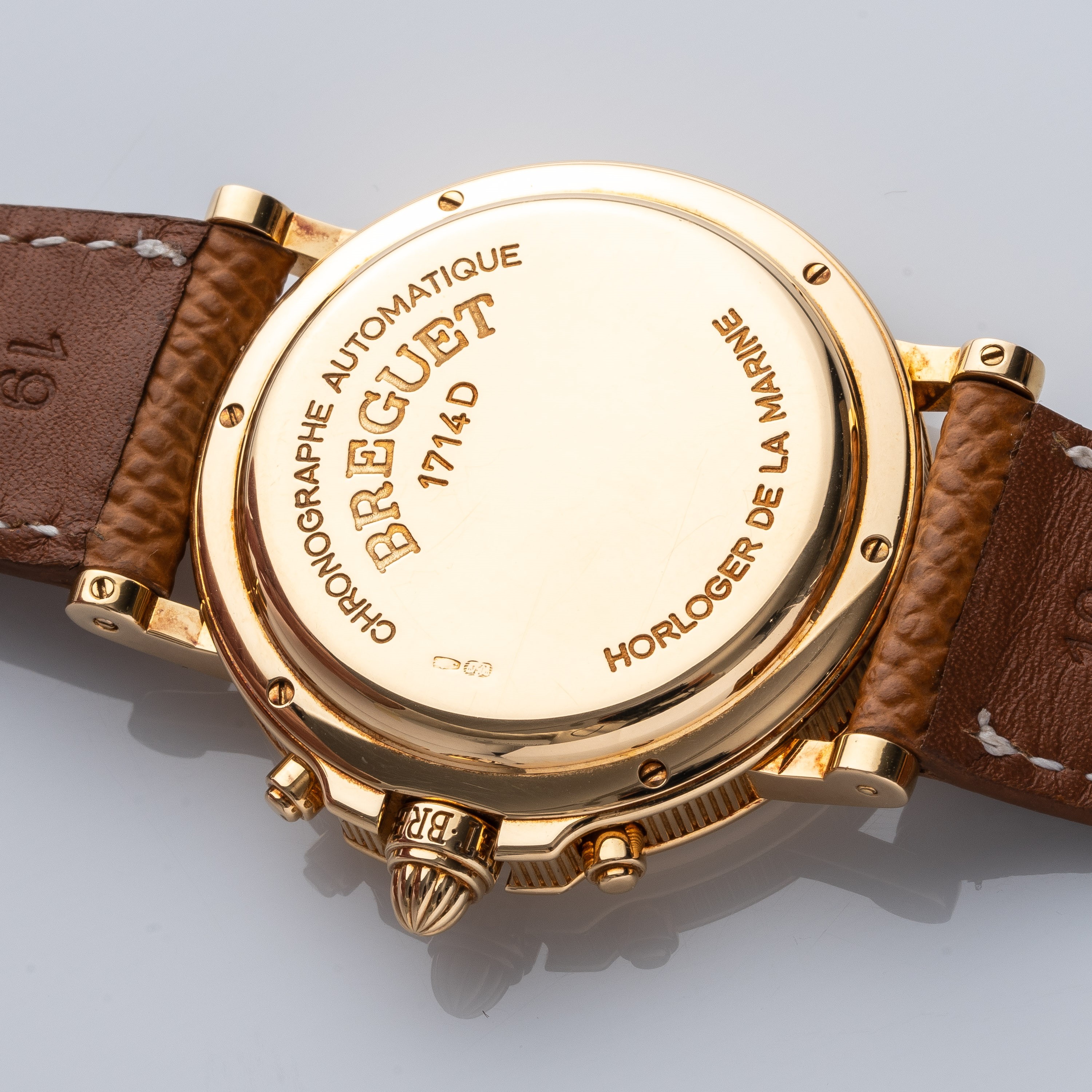 Breguet - Marine Chronograph 4460, cronografo automatico in oro 18kt con quadrante bitonale