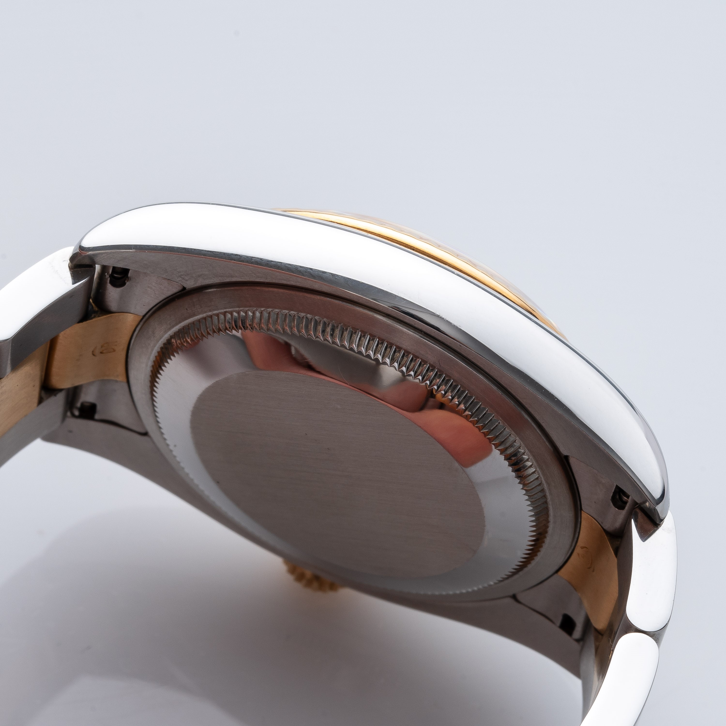 Rolex - Oyster Perpetual (116233) – orologio solo tempo in acciaio e oro 18kt, quadrante argenté