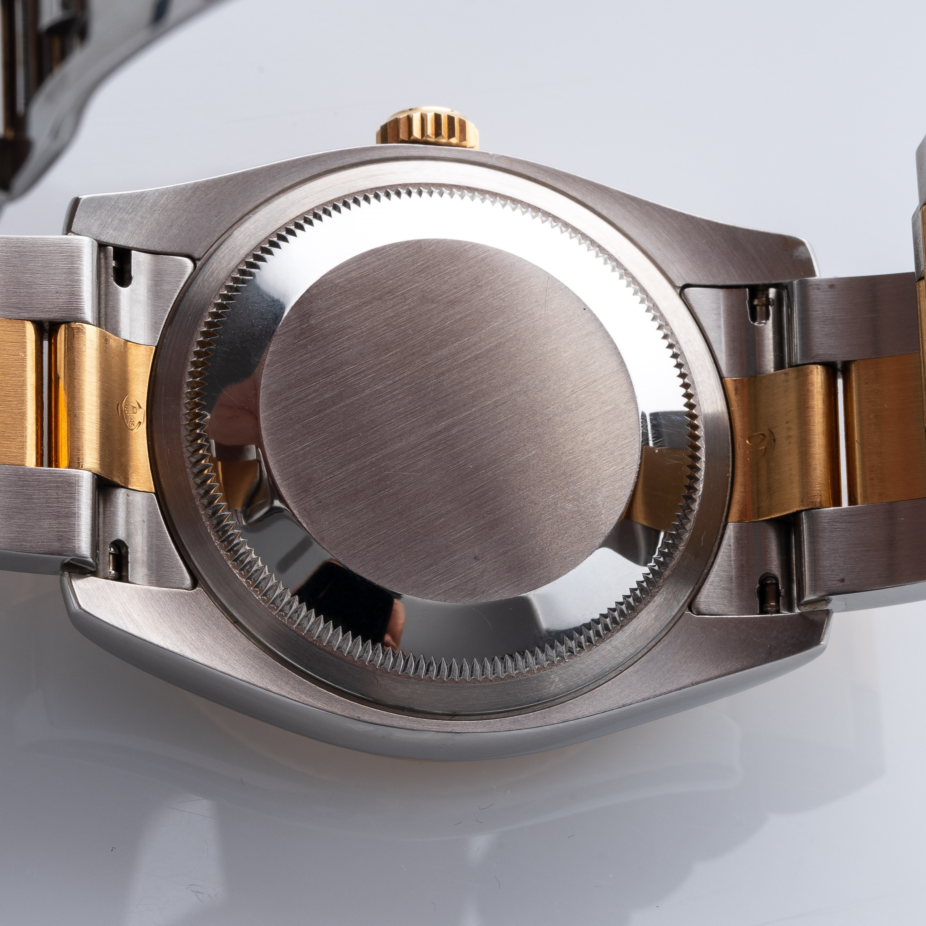 Rolex - Oyster Perpetual (116233) – orologio solo tempo in acciaio e oro 18kt, quadrante argenté