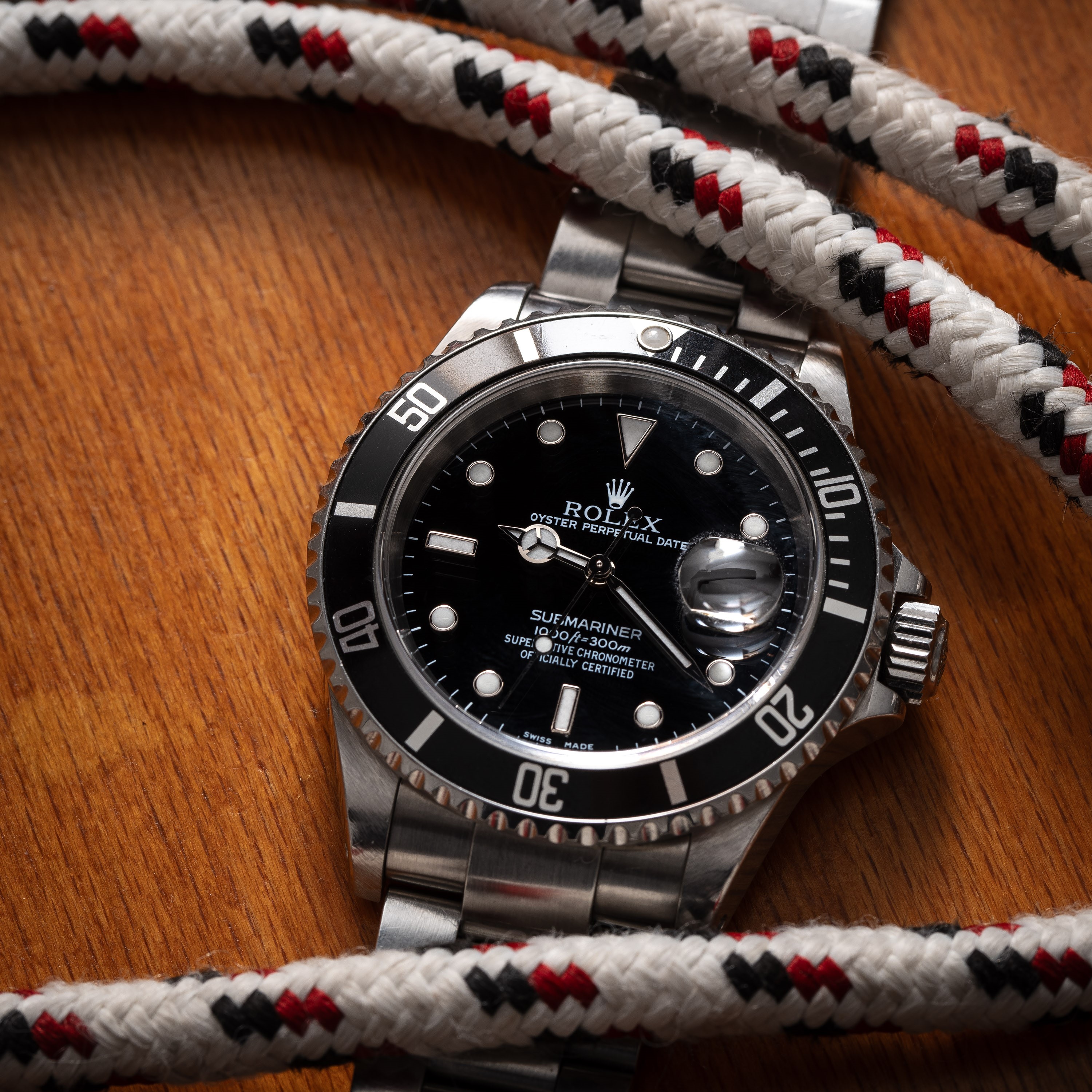 Rolex - Submariner Date 16610, orologio automatico in acciaio (Giraglia Cup 2000)